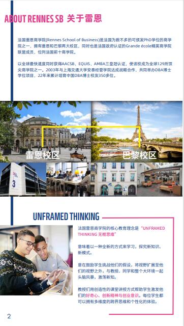 法國(guó)雷恩商學(xué)院DBA（創(chuàng)新管理）