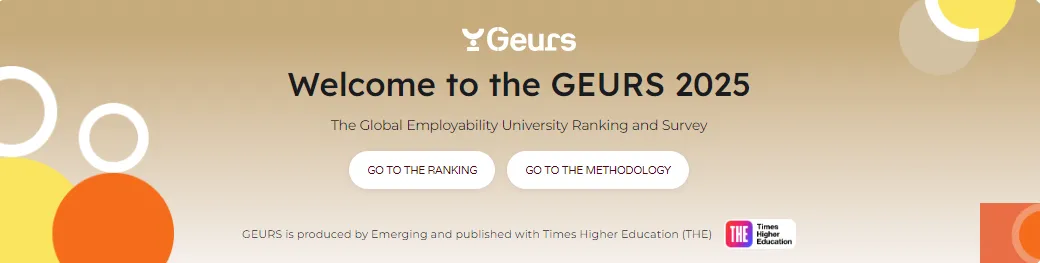 2025泰晤士全球大學就業(yè)力排名發(fā)布！哪所院校畢業(yè)生最受雇主青睞？